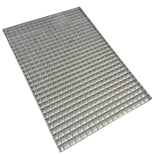 Premium Schweißpressrost Gitterrost Wahlweise 100x120,100,oder 70cm Maschenweite 30x30 mm Podest Treppe verzinkt (100x70cm 30/30mm) von Kaminbau Mierzwa