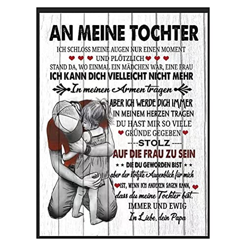 Kuscheldecke Personalisierte Geschenke, Deutsche Briefdecke Nachricht Decke An Meine Tochter Von Mama, An Meine Tochter Kuscheldecke, Mutter für Sohn Deutsche Nachricht Briefdecke Ermutigen Wohndecke von Kangmeile