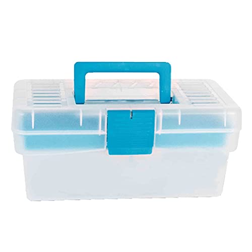 Karl Dahm Tragebox mit Kleinteileeinsatz, 29 x 17 x 13 cm I Praktische Box zur Werkzeugaufbewahrung I Kleine Werkzeugkiste aus Kunststoff – 12064 von Karl Dahm