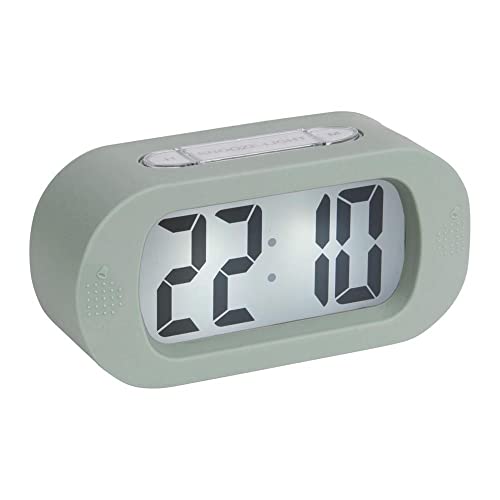 Karlsson - Uhr, Wecker Gummy - Silikon - grün - H7 x B14 x T5 cm von Karlsson