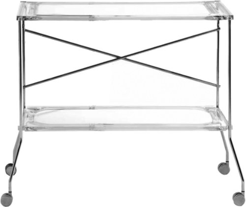 Kartell Flip Küche-Sets, Plastik, Crystal, 42 x 72 x 80 cm von Kartell