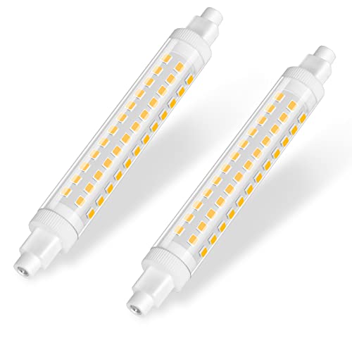 Karyoosi R7s LED 118mm, R7S LED Lampe J118 10W 1050LM, Neutralweiß 4000K, R7s Led Leuchtmittel ersatz für 100W R7S Halogenlampen, 360° Abstrahlwinkel LED-Stab, AC 220V - 240V Nicht Dimmbar 2 Stück von Karyoosi