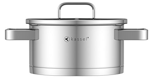Kassel Kochtopf, Edelstahl, Silber, One Size von Kassel