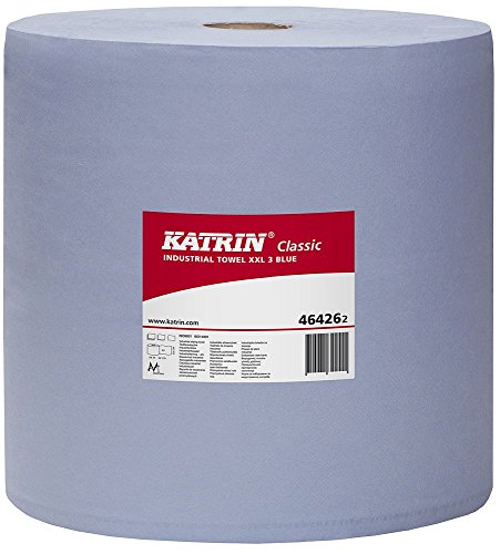 Katrin 464262 Classic XXL 3 Handtuchrolle, 3-Lagig, Blau von Katrin