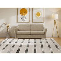 Schlafsofa mit Matratze 3-Sitzer - Liegefläche 140 cm - Matratze 14 cm - Stoff - Beige - ARCADIA von Kauf-unique