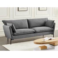 Sofa 3-Sitzer - Stoff - Grau - SIENA von Kauf-unique