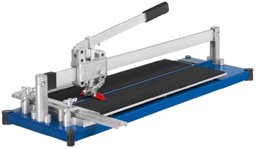 Fliesenschneider TopLine STANDARD 1250 mit einer Gesamtschnittlänge von 1250 mm und 2 Führungsschienen. ROBUST-Ausführung mit Stahl-Grundplatte. von Kaufmann