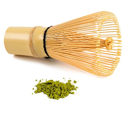 Keepaty Matcha-Schneebesen, Bambus, 80 Zinken, Matcha-Bambus-Schneebesen, grüner Tee-Pulver, Schneebesen – japanische Handarbeit von Keepaty