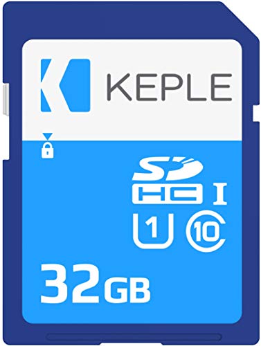 32GB SD Speicherkarte SD Speicher Karte Kompatibel mit Sony Cybershot DSC-WX220, DSC-WX350, DSC-W800, DSC-WX500, DSC-HX350, DSCW830 DSLR Digital Camera | 32 GB Storage Class 10 UHS-1 U1 SDHC Card von Keple