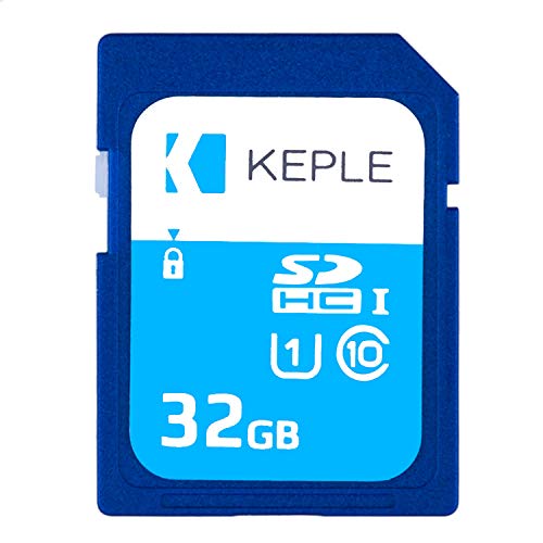 32GB SD-Speicherkarte von Keple | SD-Karte für Optoma, BenQ, Viewsonic, Sony, Epson Home Cinema Kompakte tragbare LED-Taschenprojektoren mit SD-Slot | Sdcard 32 GB Klasse 10 SDHC-Karte von Keple