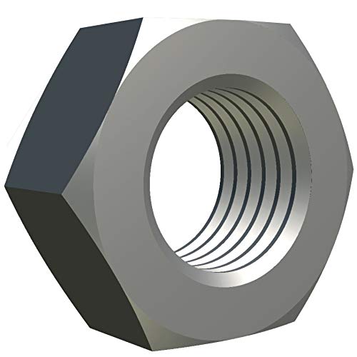 M3 Mutter Sechskantmutter (Pack of 25) Hexagonal Nut Nuts Zinc Plated Alloy Steel For Threaded Screws Zertifizierter Stahl Standard DIN 934 ISO 4032 (3mm) von Keple