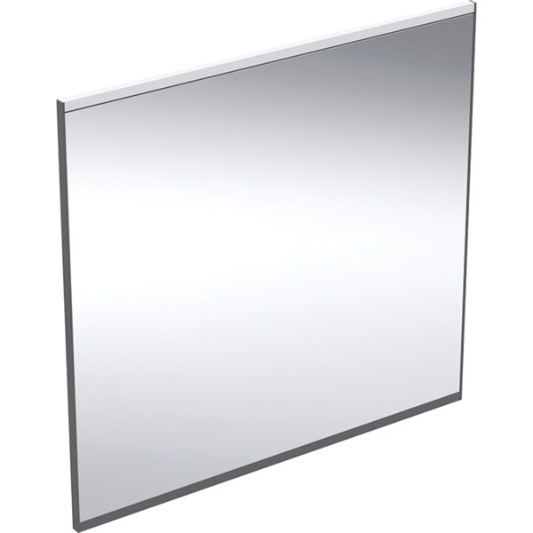 Geberit Option Plus Square Lichtspiegel, direkte und indirekte Beleuchtung, Breite 75 cm, 502.782., Farbe: schwarz matt / Aluminium eloxiert von Keramag GmbH