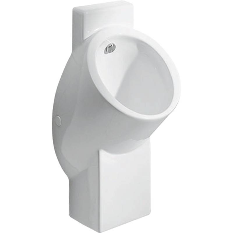 Geberit Urinal Centaurus, Hybridbetrieb, Zulauf von hinten, Abgang nach hinten oder unten, 236450600, weiß /KeraTect von Keramag GmbH