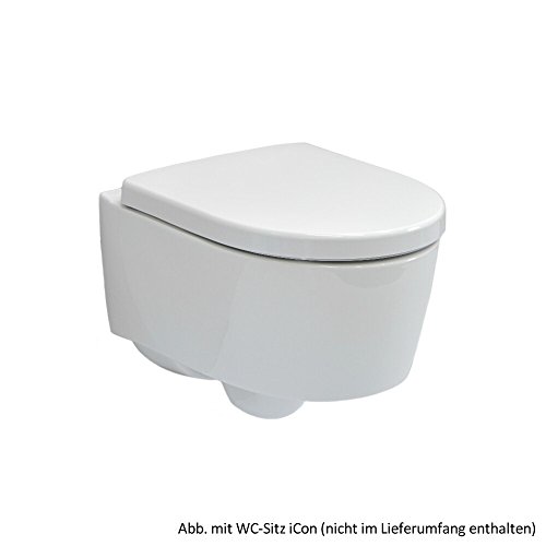 Keramag Wand-Tiefspül-WC iCon xs ohne Spülrand/Rimfree, weiss, 204070000 von Keramag