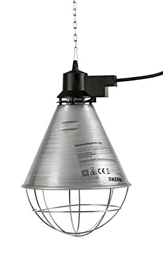 Kerbl 22280 Infrarot-Wärmestrahlgerät, Wärmelampe Infrarotlampe Stalllampe von Kerbl