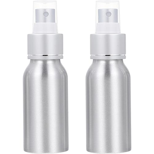 Kichvoe 2 Stück Bar Mister Metall Sprühflasche 30ml Nachfüllbar Ölsprüher Flasche Öl Sprayer Essig Spritzer für Martini Cocktails Absinth Silber von Kichvoe