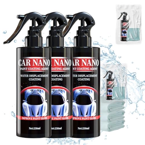 High Protection Fast Coated Car Nano Spray, Car Coating Spray, Car Coating Spray, Car Nano Scratch Repairing Spray (3pcs, 250ml) von Kidmis