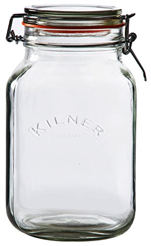 Kilner Platz Clip Top Jar Erhaltung Jar, Kilner Vorratsdose, Kilner Einmachglas mit, mit Bügelverschluss, Deckel von Kilner