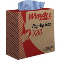 Wischtuch WypAll® X80 8295 L427xB212ca.mm blau 1-lagig 5 Boxen/KT WYPALL von Kimberly-Clark