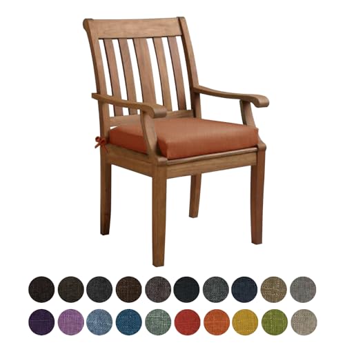 Kimgull Bankauflage Sitzkissen, Bequeme Waschbare Rutschfestes Sitzkissen für Gartenbank Schaukel, Terrasse, Esstisch, Bank, Drinnen, Viele Farben und Größen,(40X45X8CM Orange) von Kimgull