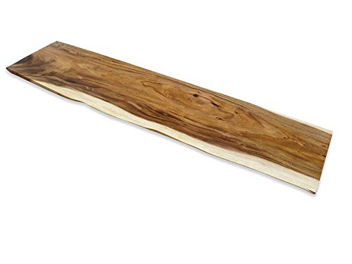 Kinaree Regalbrett Suar Holz 100-200cm - DIY Akazie Regalbretter Verschiedene Größen - 15-45cm Tiefe Ablagen zum Selber Bauen (160x30-40cm) von Kinaree