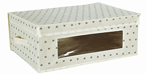 King Home s1774821 Behälter, Creme, 48 x 36 x 19 cm von King Collection