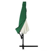 Abdeckung Ampelschirm Grün 3m Reißverschluss von Kingsleeve