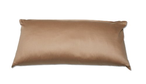 Kinzler K-10036/02 hochwertige Baumwoll-Satin Kissenhülle Uni, modern, 2X 40/80 cm, beige von Kinzler