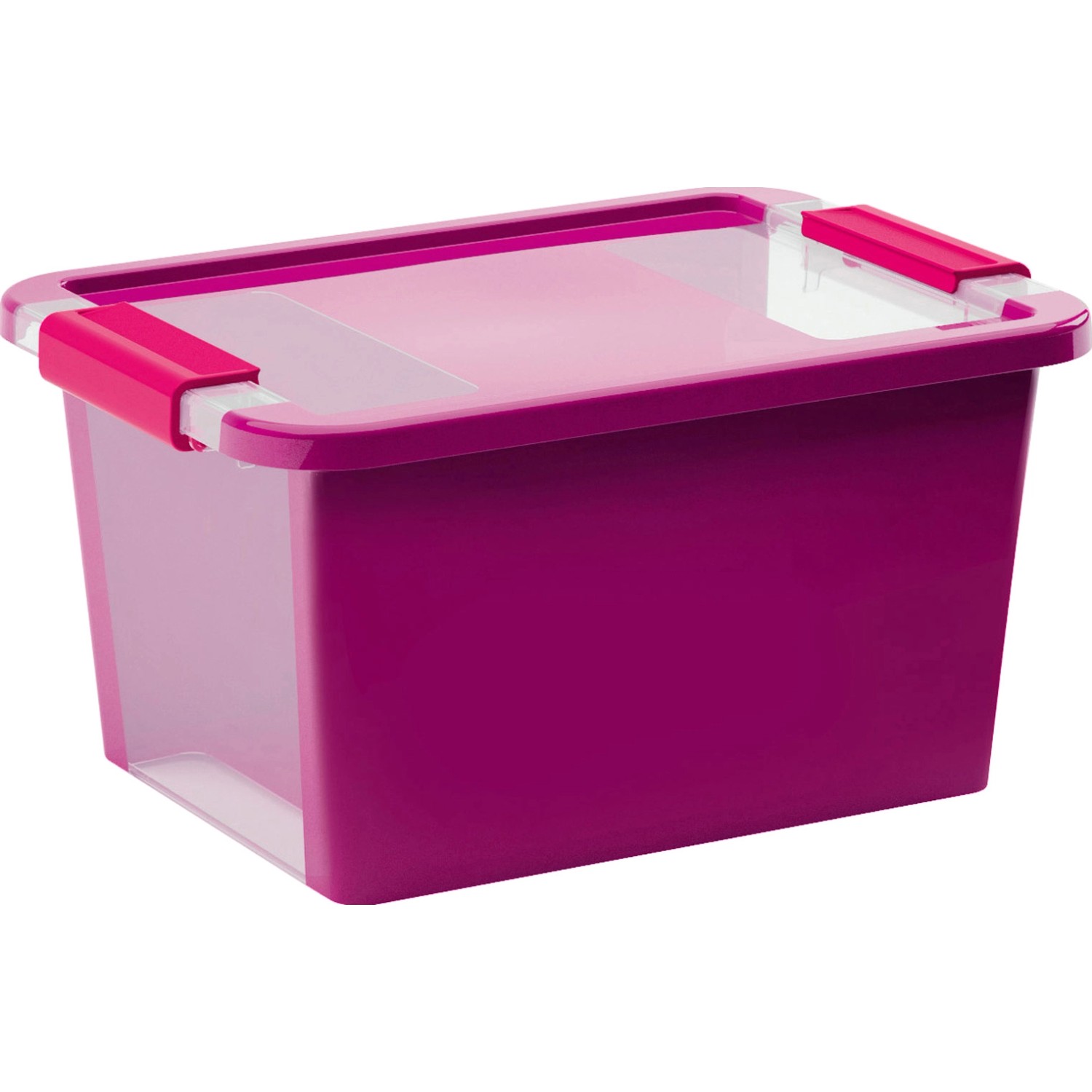 Aufbewahrungsbox Bi S mit Deckel Violett von Kis