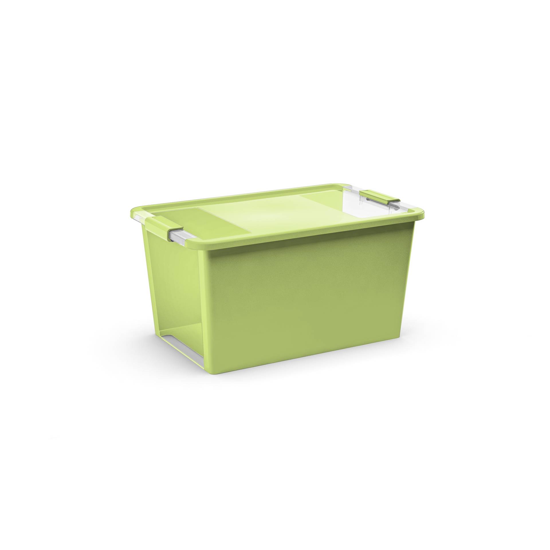KIS Aufbewahrungsbox' BI Box L [40L], hellgrün / transparent 55 x 35 x 28 cm von Kis