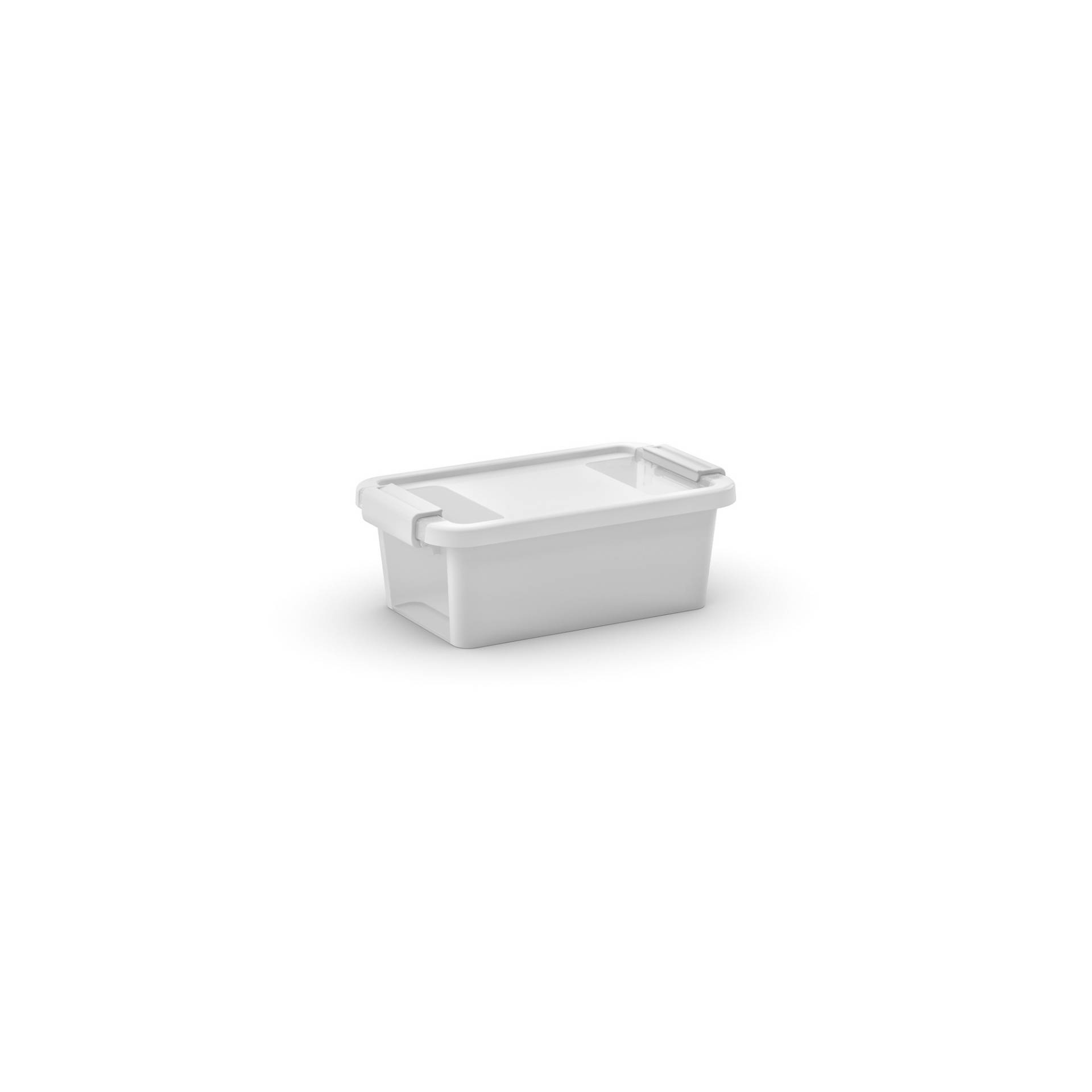 KIS Aufbewahrungsbox 'BI Box XS' weiß / transparent 3 l  26,5 x 16 x 10 cm von Kis