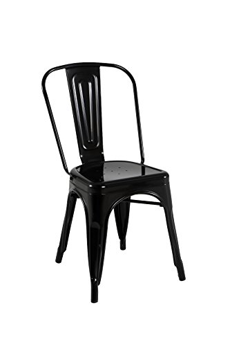 Kit Closet 5020519052 - Stuhl, Metall, schwarz von Kit Closet
