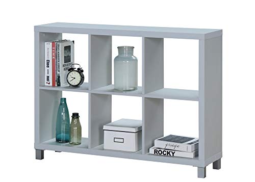 Kit Closet Regal Kubox 6 Fächer Farbe Grau von Kit Closet