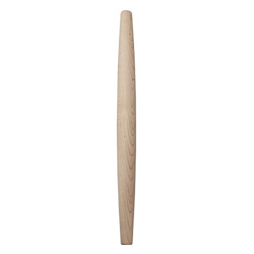 KitchenAid Maple Wood Tapered Rolling Pin, 51 cm, Sleeved von KitchenAid