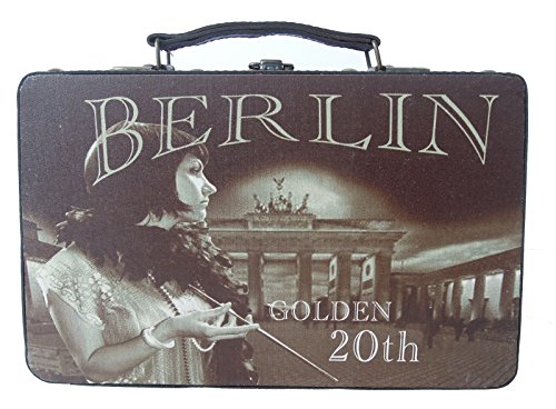 Kleiber Berlin GOLDEN 20 klein Aufbewahrungs Koffer, Box, Holz, braun, 30 x 11,5 x 18 cm von Kleiber