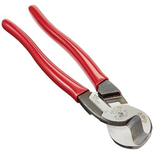 Klein Tools 63225 Kabelschneider, 22,9 cm hoher Hebelschneider für Aluminium, Kupfer und Kommunikationskabel von Klein Tools