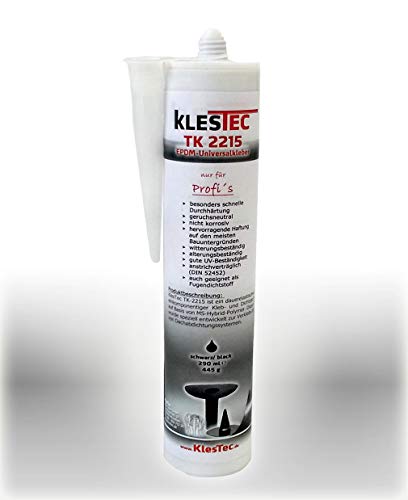 1 Kartusche, TK-2215 EPDM-Universalkleber Spezialkleber Dachfolie Folie Abdichtung (1 Kartusche 290 ml) von KlesTec