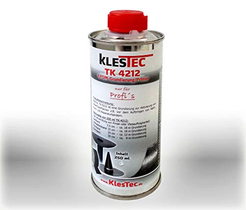 KlesTec TK-4212 EPDM-Grundierung 250ml, Primer für EPDM Dachfolie, Dach, Kautschuk-Folie, Naht verbinden von KlesTec