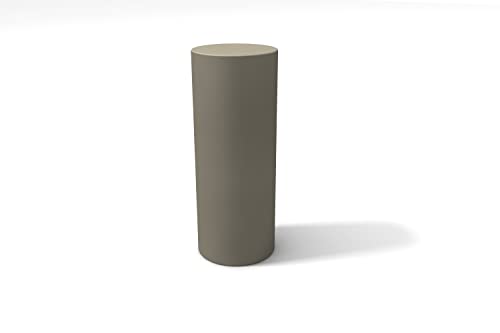 Kloris Zylindrische Säule Höhe 90 cm Durchmesser 35 cm Farbe Taupe von Kloris