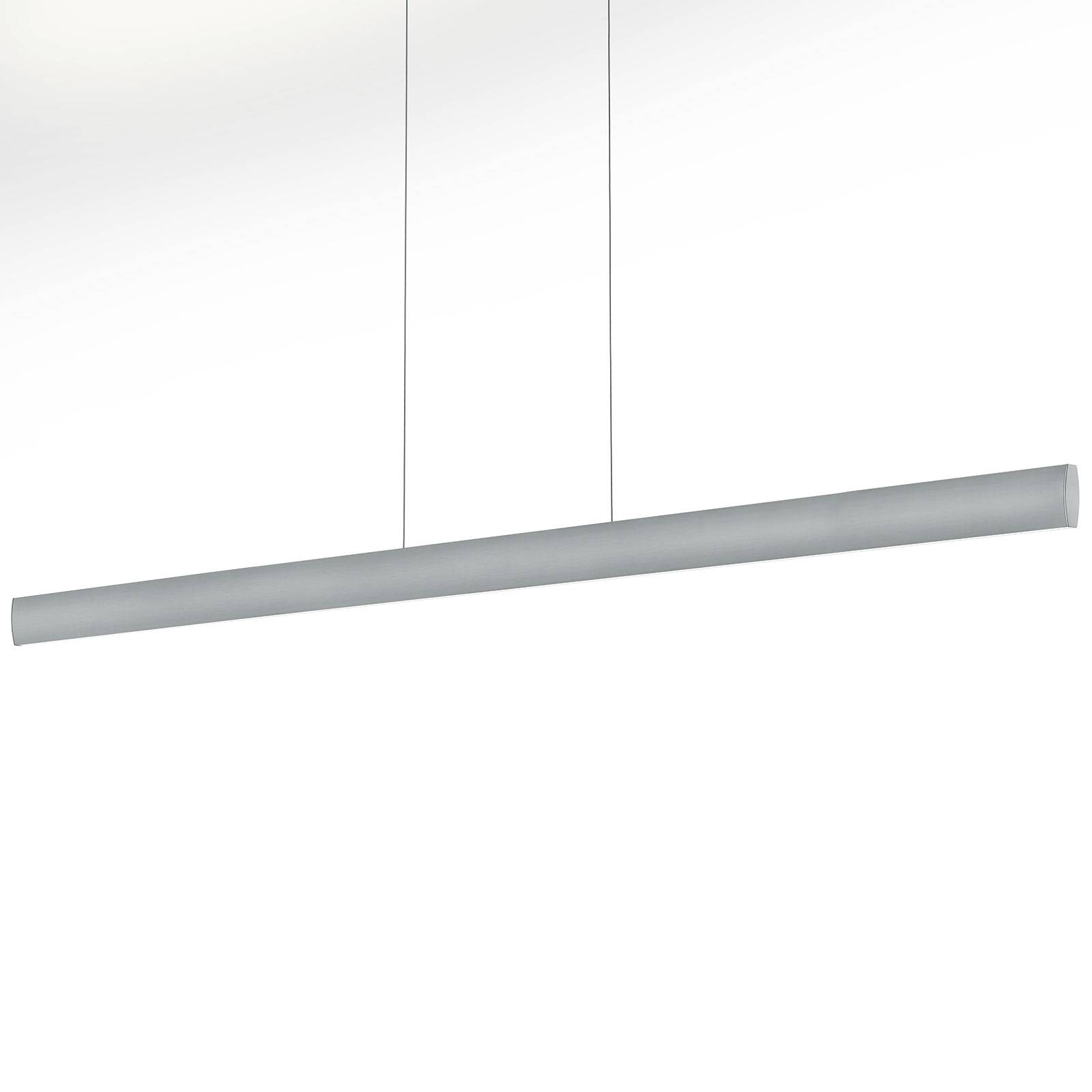 LED-Hängeleuchte Runa, nickel, Länge 152 cm von Knapstein