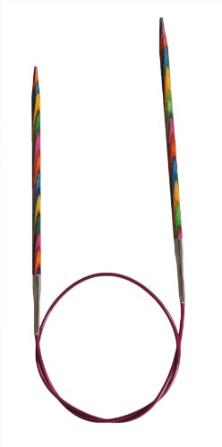 KnitPro Symfonie Wood Rundstricknadel 2,75 mm 40 cm, Mehrfarbig von KnitPro