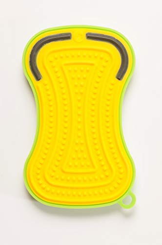 Scurbby Plus | Premium-Silikon & BPA frei | Hitzebeständig | Spülmaschinenfest | Farbe: Limette/gelb von Kochblume