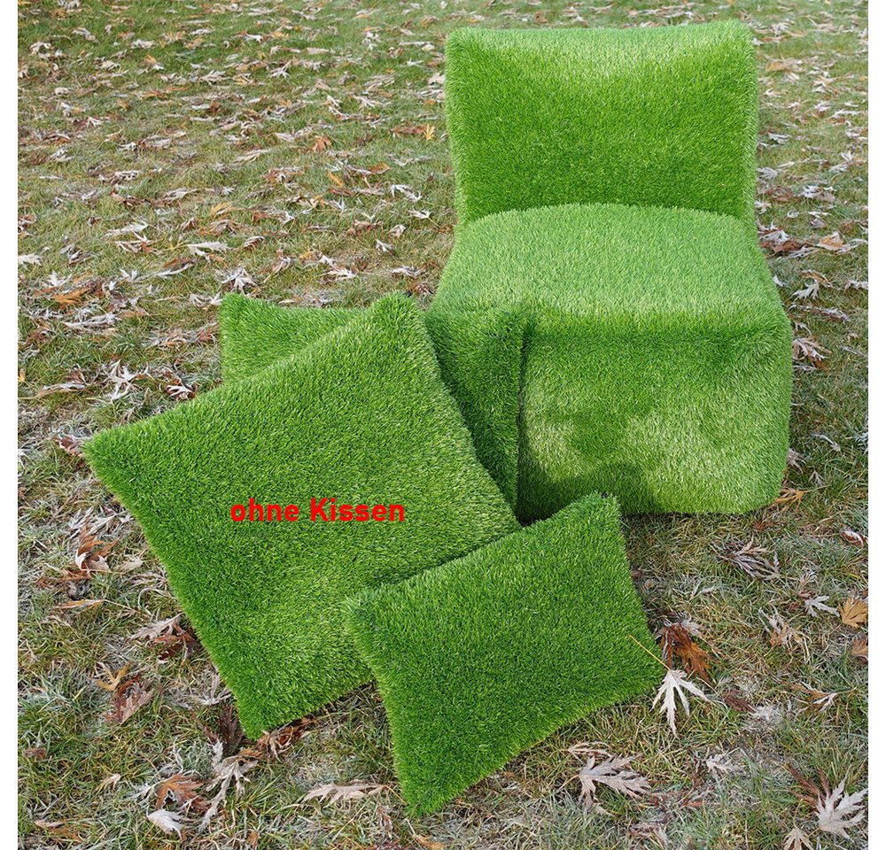 Kögler Gartenfigur AniPlants, Grasfigur, Möbel", Sessel m. Rückenlehne, Gartendeko, Modernes Design und hochwertige Verarbeitung" von Kögler