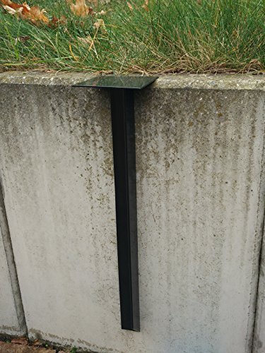 Köhko Bodenhülse 500 mm aus Eisen in schwarz lackiert für Wassersäule 45024-050 von Köhko