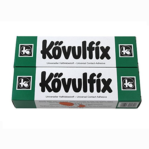 Koevulfix Rekord 90 g, 2 Tuben Kontakt Klebeband Kleber für alle Zwecke, aus Gummi, für Schuhe Filz-Pinnwand aus Kork und mehr. Hochwertiges Produkt made in Germany!!! von Koemmerling