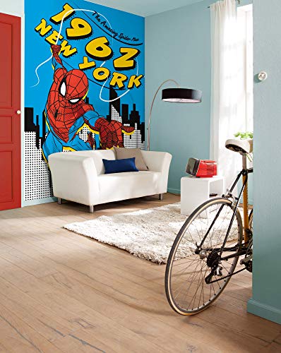 Komar Vlies Fototapete - Spider-Man 1962 - Größe: 200 x 280 cm (Breite x Höhe) - Marvel, Kindertapete, Kinderzimmer, Tapete - IADX4-081 von Komar