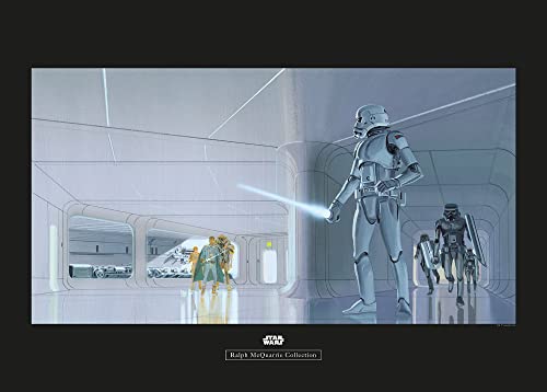 Komar Star Wars Classic RMQ Stormtrooper Hallway - Größe: 70 x 50 cm, Wandbild, Poster, Kunstdruck (ohne Rahmen) von Komar