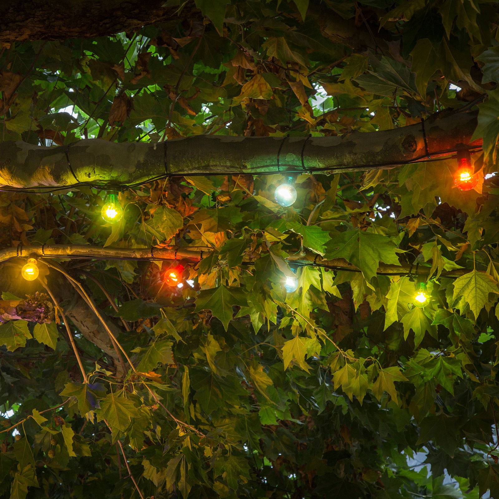 LED-Lichterkette Biergarten Erweiterung, bunt von Konstsmide Christmas