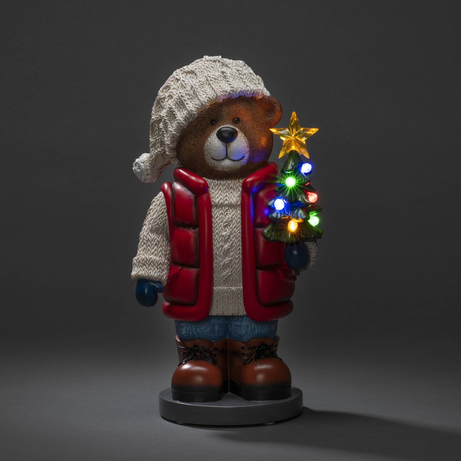 LED-Dekoleuchte Teddybär für innen Batteriebetrieb von Konstsmide Christmas