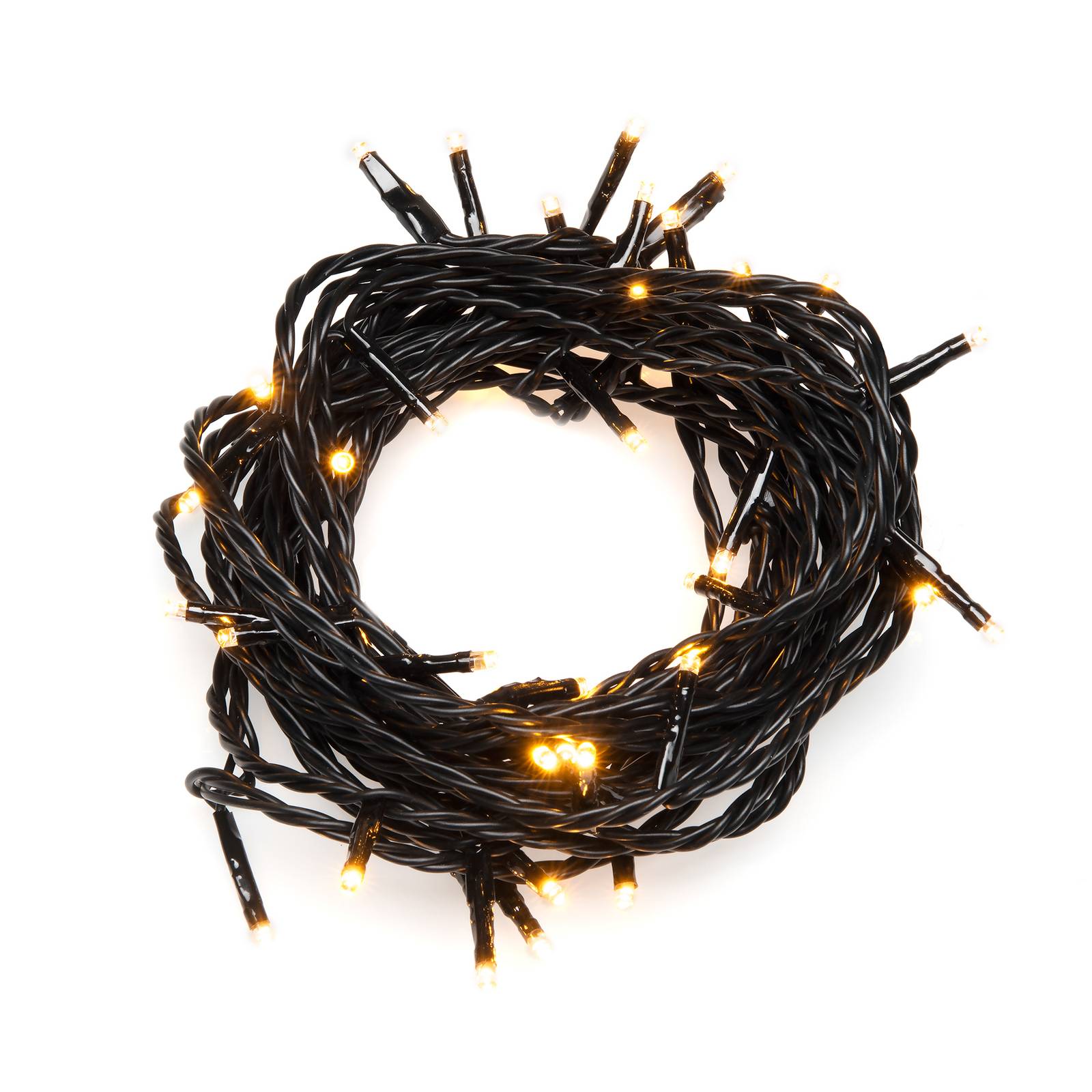 LED-Lichterkette außen 200-fl. schwarz/warmweiß von Konstsmide Christmas